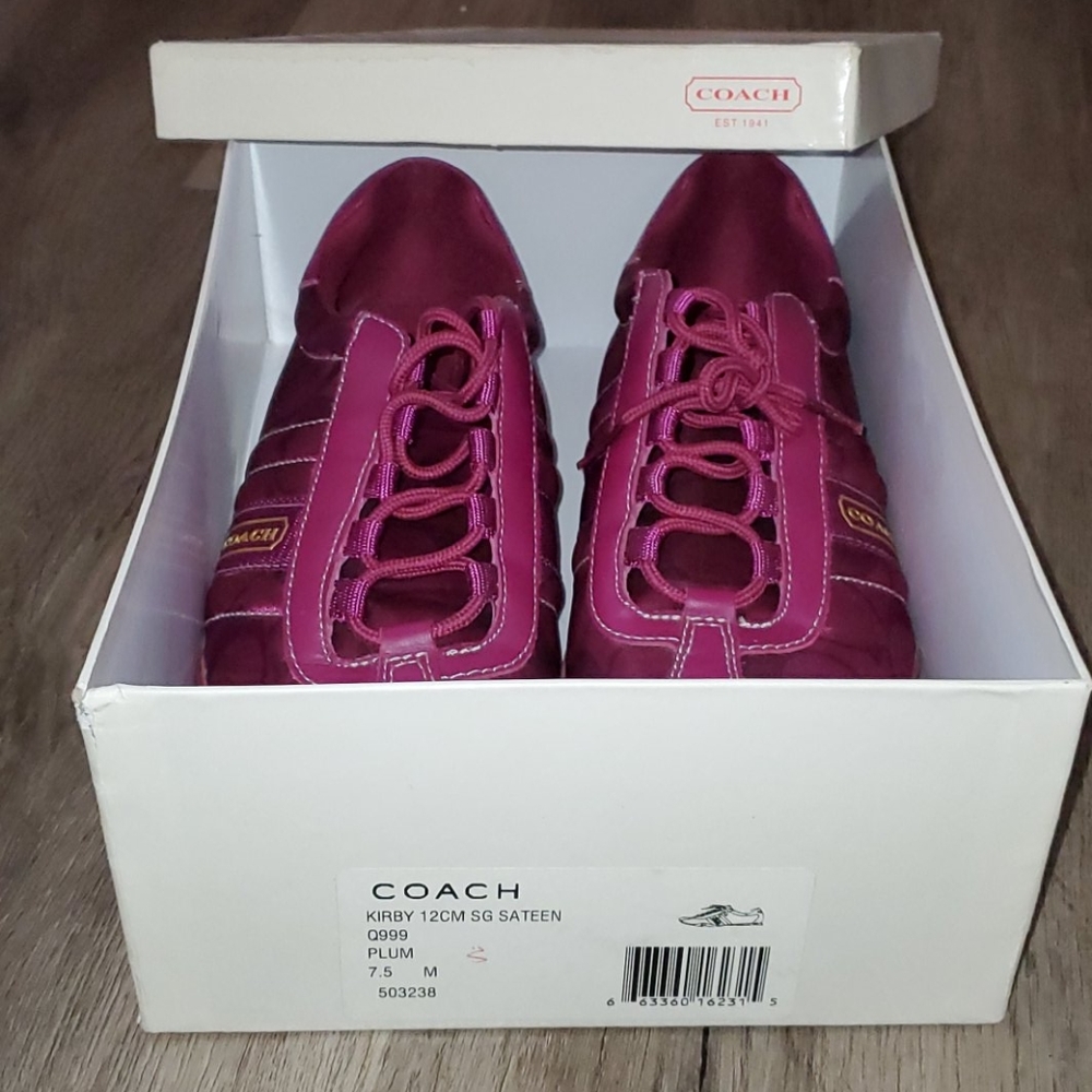coach tennis shoes